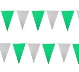 Vlaggenlijn groen - wit