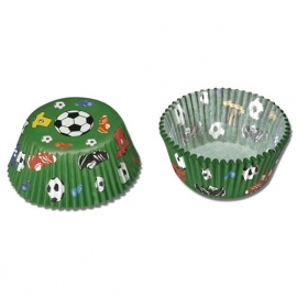 Städter Baking cups Voetbal 50st.