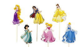 Disney Prinsessen cupcake Lunch Prikkers