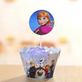 Frozen Cupcake wikkels