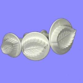 PME Rose leaf plunger cutter set/3