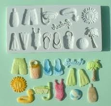 Alphabet Moulds On the beach