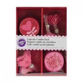 Wilton Cupcake Combo Pack You Bake Me Smile pk/48