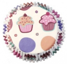 Wilton Baking cups Be My Cupcake pk/75