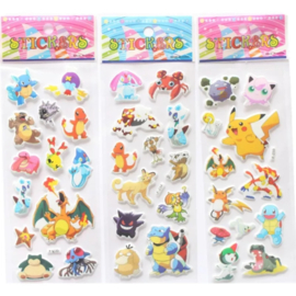 Pokemon Stickers (3 vel)