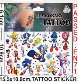 Sonic Tattoo Set