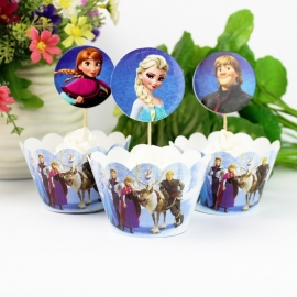 Frozen Cupcake wikkels