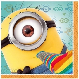 Minions servetten 25x25