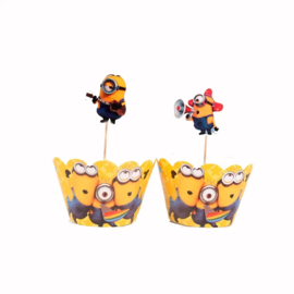 Minions Cupcake wikkels