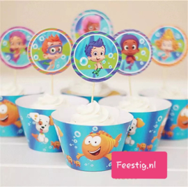 Bubbelguppies Cupcake wikkels