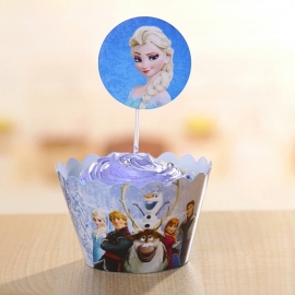 Frozen Cupcake wikkels