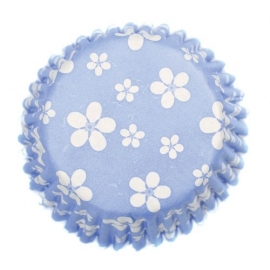 Cupcakevormpjes Culpitt Blossom Blue pk/54