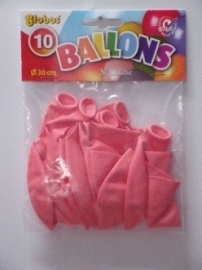 Ballonnen roze 10 stuks