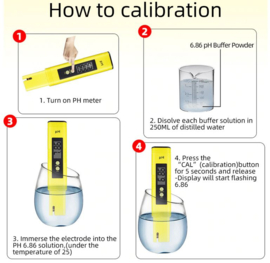 Kalibratie poeder voor pH-meter