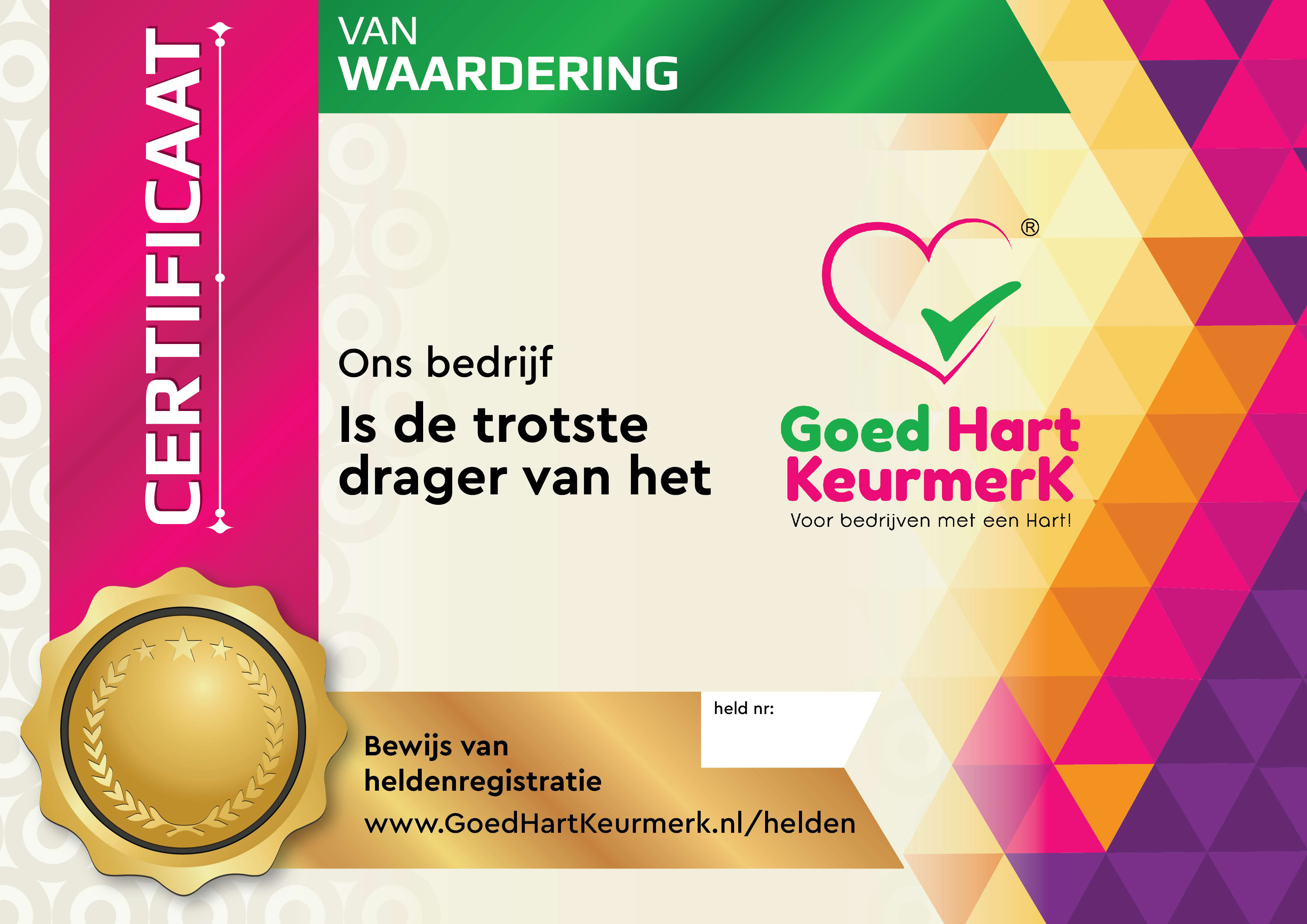 Kefirshop verdient het Goed Hart Keurmerk