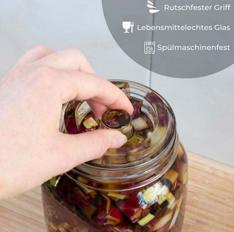 Volglas fermentatiegewicht