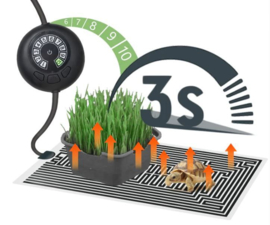 Grafeen warmtemat met thermostaat