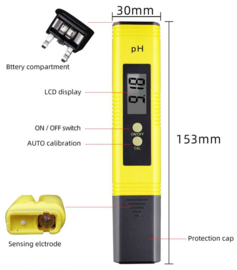 Digitale pH meter Zuurgraad meten