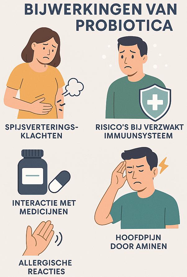 Kan probiotica bijwerkingen hebben?