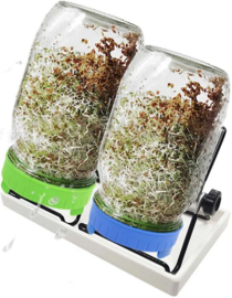 Mason jar kiemgroente deksel