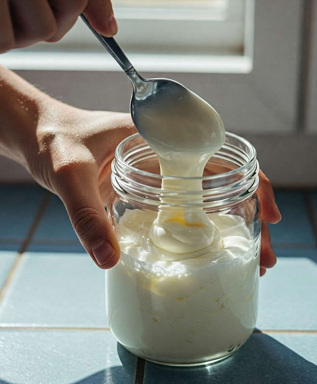 Eenvoudig zelf yoghurt maken, met viili joghurt. Een zeer probiotische yoghurt.