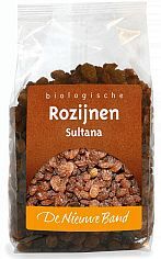 Sultana rozijnen, gedroogd en ongezwaveld