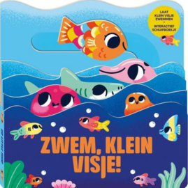 Image Books-Schuifboekje Zwem, klein visje!-Blauw
