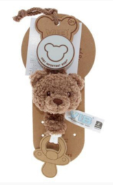 VIB-Speenkoord Beer Teddy- Chocolate