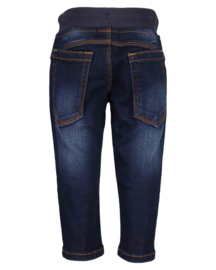 Blue Seven-Mini Jongens pull-on jeans-Donker blauw