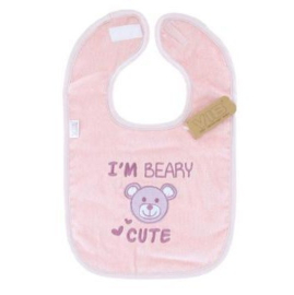 VIB- Slabbetje I'm Beary Cute -Rose smoke