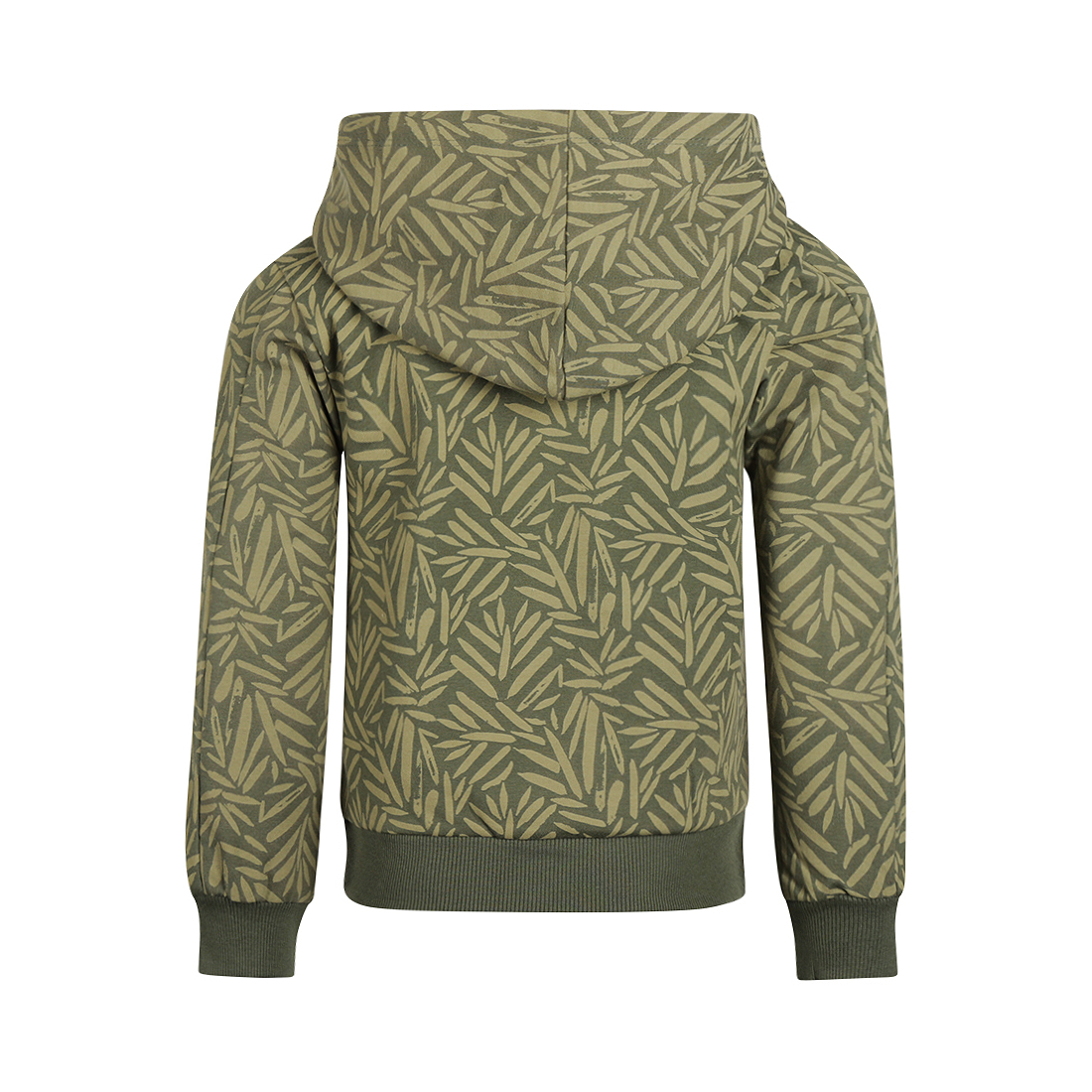 Koko Noko-Jongens sweater met capuchon-Army green