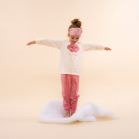 Charlie Choe- Meisjes velours set-Off white