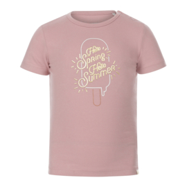 Koko Noko-Girls T-shirt ss-Dusty pink