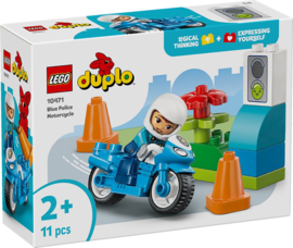 LEGO DUPLO Town Blauwe politiemotor-10471