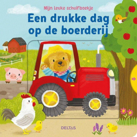 Deltas- Mijn leuke schuifboekje-Een drukke dag op de boerderij-Meerdere kleuren