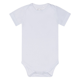 Dirkje-Baby romper korte mouw- Wit