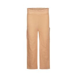 Koko Noko_Meisjes Broek wijde pijpen-Perzik