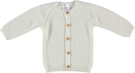 Klein Baby-Vest-Natuurlijk wit