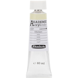 Acryl color-ivory (221)-opaque, extr. fade resistant, 60ml-Schmincke AKADEMIE