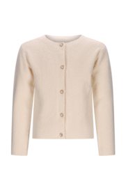 Moodstreet-Meisjes VIVA knitted cardigan-Warm wit