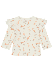 4President-Meisjes t-shirt Ziva-White