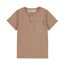 Dirkje-Jongens T-shirt Korte mouw-Bruin