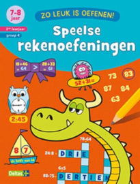 Deltas-Zo leuk is oefenen! - Speelse rekenoefeningen (7-8 j)-Orange