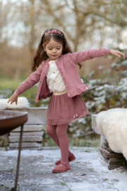Little Dutch-Meisjes blouse lange mouw-Off white