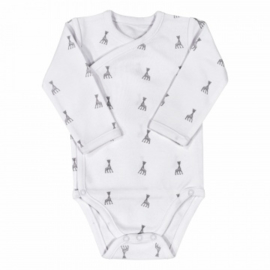 Sophie de giraf overslag romper-Wit