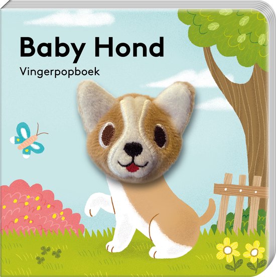 Image Books-Vingerpopboek-Baby Hond-Multi Color
