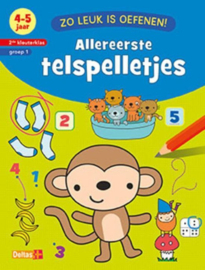 Deltas-Zo leuk is oefenen! - Allereerste telspelletjes (4-5 j.)-Blue