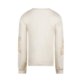No Way Monday-Meisjes sweater verlaagde schouder-Wit