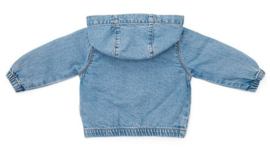 Little Dutch - Jongens Vest met capuchon -Dennim