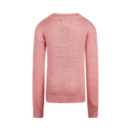 No Way Monday-Meisjes Sweater verlaagde schouder-Roze